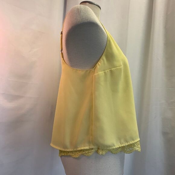ABERCROMBIE & Fitch yellow camisole sz M - Picture 3 of 7